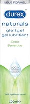 Durex - Gel Naturals Extra Sensitive 100ml -New Design Glijmiddel - Transparant