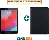 Fooniq Draaibare Hoes Zwart + Screenprotector - Geschikt Voor Apple iPad Mini 2019
