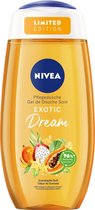 NIVEA Douchegel Exotische Droom, 250 ml - Geur van tropische vruchten - 98% biologisch afbreekbaar - Showergel Exotic Dream