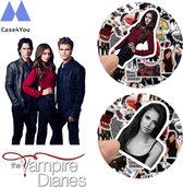 The Vampire Diaries Stickers - 50x stuks - Vinyl -  Ketting - Kleding - Boeken - Dvd - Poster - Ring - Spulletjes - TVD