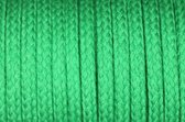koord groen - 4 mm - jassenkoord - kledingkoord voor capuchon/jas/parka - 2 m hobbykoord