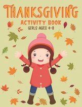 Thanksgiving Activity Book Girls Ages 4-8