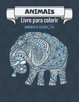 Animais - Livro para colorir Mandalas