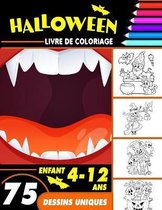 Halloween livre de coloriage enfant 4-12 ans