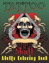 Tattoo Skull Adults Coloring Book