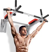 Pull Up Bar - tot 250kg - incl. montage materiaal - Pull Up Station - Dip Bars - Dip Station - Muurbeugel Bokszak - Optrekstang Wandmontage