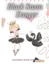 Black Swan Dancer Coloring book for girls