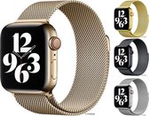 Milanees Bandje / Geschikt voor Apple Watch bandje / 38 mm / 40 mm / 41 mm / iWatch Horlogebandje / Series 1 2 3 4 5 6 7 SE / Roestvrij / RVS - Rosé Goud - Rose Gold