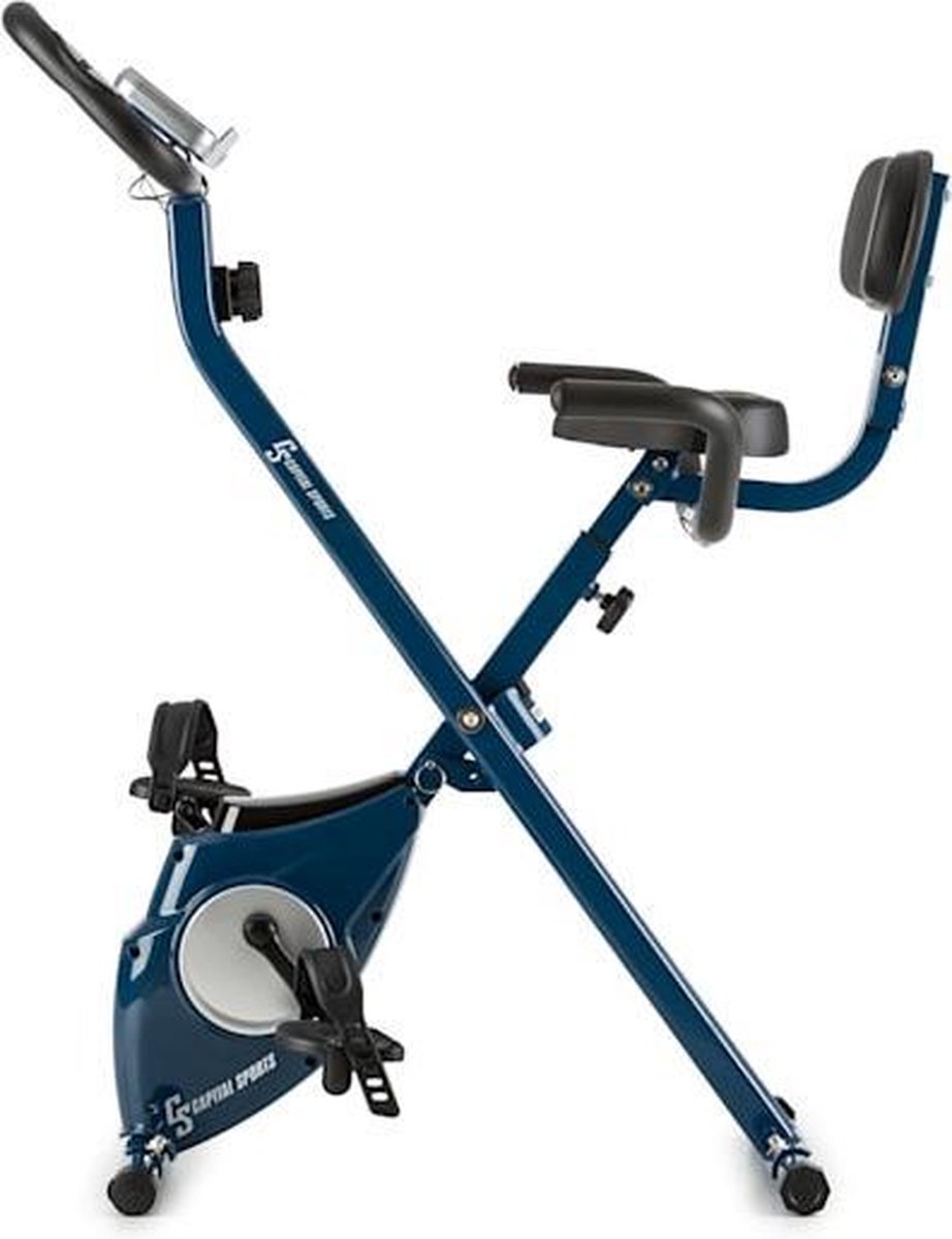 CAPITAL SPORTS Azura M3 Hometrainer - Fitness fiets - Cardio bike - Met ergometer en trainingscomputer - Opvouwbaar