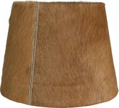Lampenkap Koeienhuid  Beige  15x20xh15cm