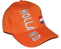 Oranje fan artikelen Baseball cap Holland - supporters - volwassenen - Feestartikelen