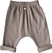 Li-Leigh Baby Popcake Pants Taupe, broekje, kleur: taupe, maat: 0-6 maanden