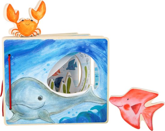 Plaatjes boek Interactieve onderwaterwereld – Houten speelgoed vanaf 1 jaar
