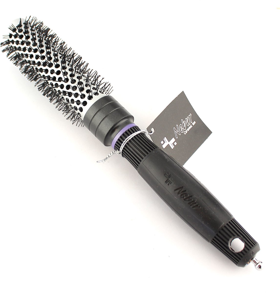 Nebur - Round Ceramic Ionic Brush - 25 mm