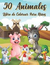 50 Animales Libro de Colorear Para Ninos