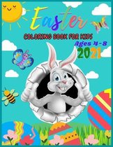 Easter Coloring Book For Kids Ages 4-8 2021