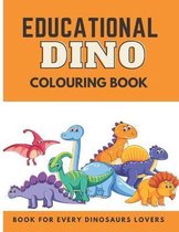 Educational Dino Colouring Book