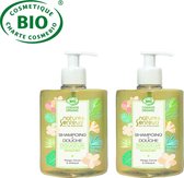 Horizane - 2x500ml Douchegels & shampoo Monoi - Nature et senteurs Aix-en-Provence  - Zachtheid