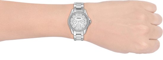 Fossil Womens Multi Dial Quartz Watch Riley