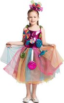 regenboog snoepjes jurk 7 jaar