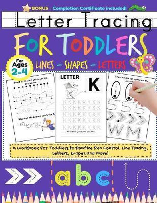 Letter Tracing For Toddlers - cover