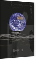 Earthrise 2.0 viewing Earth from space, NASA Science - Foto op Plexiglas - 30 x 40 cm