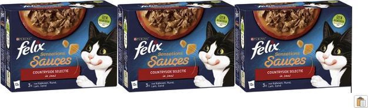 Felix Purina felix sensations extra 12 x 100g - verpakt per 2 - 24 pakjes