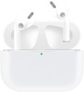 Apple AirPods Pro - Siliconen Case Cover - Geschikt voor AirPods Pro - Kleur Wit
