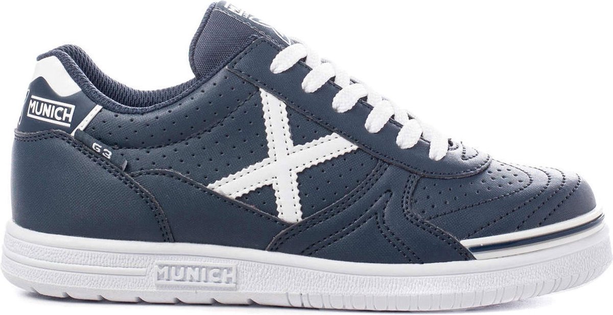 Munich Sneakers - Maat 38 - Unisex - Navy/Wit