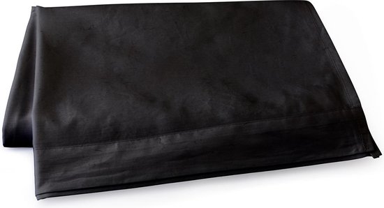Laken Katoen Perkal - zwart 150x250