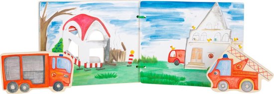 Houten boekje - brandweer (interactief) - FSC® van Houten — afbeelding 3