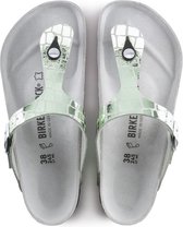 Birkenstock Gizeh Dames Slipper Groen Microfiber Regular-fit – maat 39
