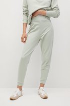 Mango Broek Katoenen Joggerbroek 87078639 37 Dames Maat - 36