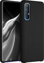 kwmobile telefoonhoesje voor Oppo Find X2 Neo - Hoesje met siliconen coating - Smartphone case in zwart