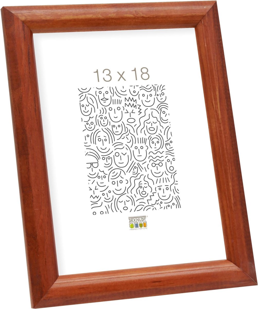 Deknudt Frames Fotolijst - bruin - S40CH3 - fotomaat: 13x18cm