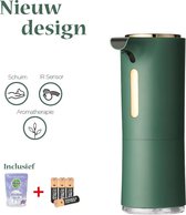 Novilot-Luxe Automatische Zeepdispenser-Sensor-Schuim-Foam Dispenser-Zeeppomp-Design-Groen