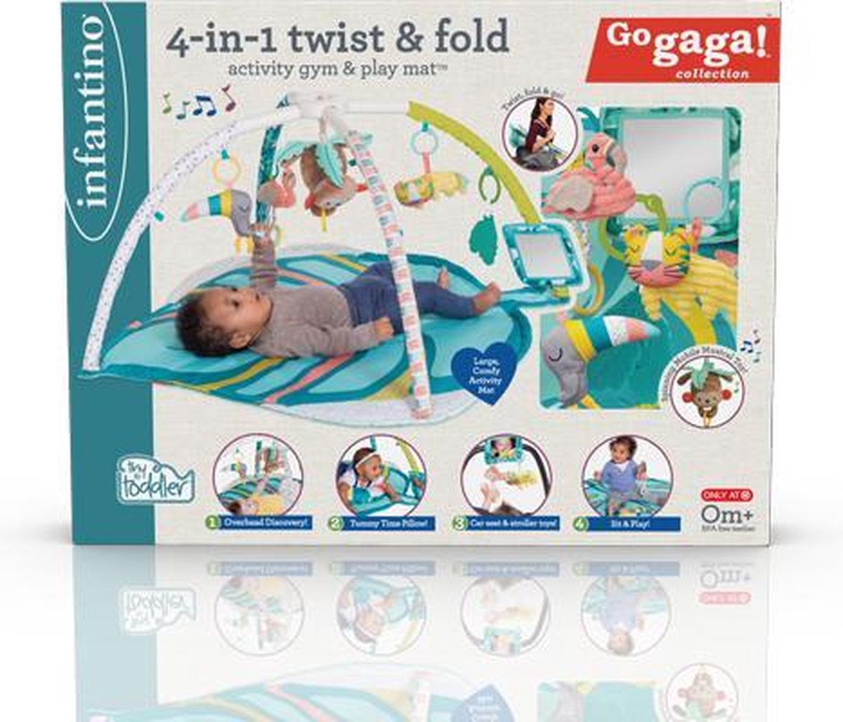Speelmat Infantino Go-Gaga Leaf Mat