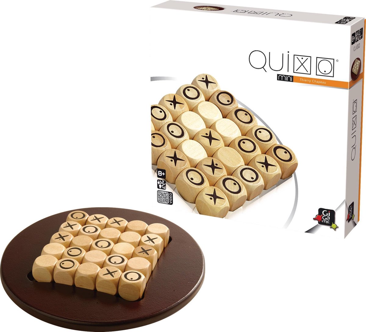 Gigamic - Quixo Mini - Abstract, tactisch bordspel - 2 spelers - NL GB FR DE ES IT — cadeau in Spellen & Speelgoed - foto 3