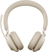 Jabra Evolve2 65 MS Stereo Beige - Bluetooth Headset - on-ear - Bluetooh adapter - USB-C - noise isolating