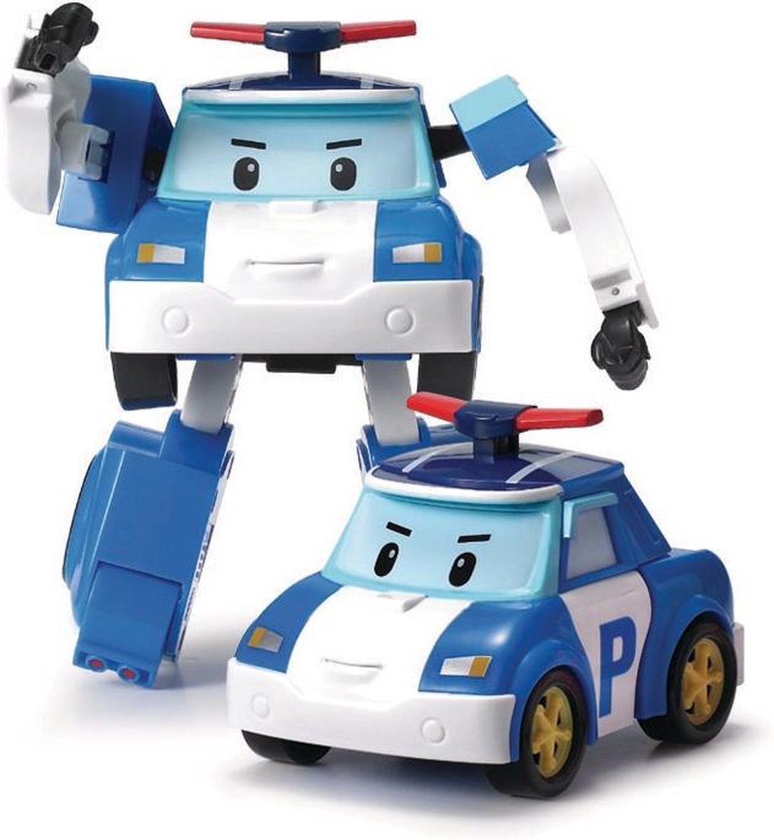 Robocar – Poli - Veranderbaar voertuig – 2-in-1 robot met beweegbare ledematen, 10 cm, speelgoed vanaf 3 jaar