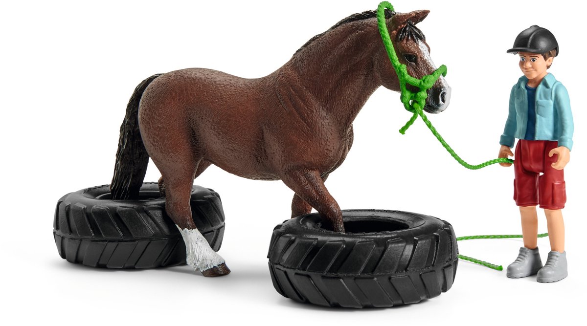 Schleich FARM WORLD - Pony agility wedstrijd - Speelfigurenset - Kinderspeelgoed voor Jongens en Meisjes - 3 tot 8 jaar — afbeelding 18