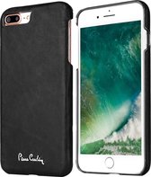 Zwart hoesje Pierre Cardin - Backcover - Stijlvol - voor de iPhone 7-8 - Leer - Luxe cover