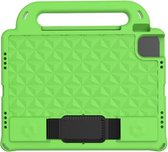 Voor iPad Pro 11 2021 Diamond Series EVA Anti-Fall Shockproof Sleeve Beschermhoes met houder en riem (groen)