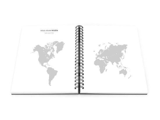 Planbooks - Travel Journal - Reisdagboek - Travel Journal Notebook - Travel Diary - Vakantieboek
