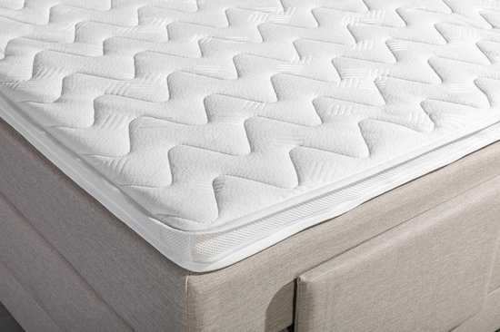 Anno 1588 Elektrische Boxspring LUXA - Pocketvering - Luxe Topper - Beige - 180x200 cm - Inclusief Montage + Dekbed en Kussens