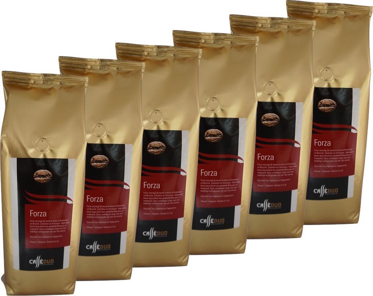 Caffè Duo Forza Koffiebonen - 6 x 1 kg