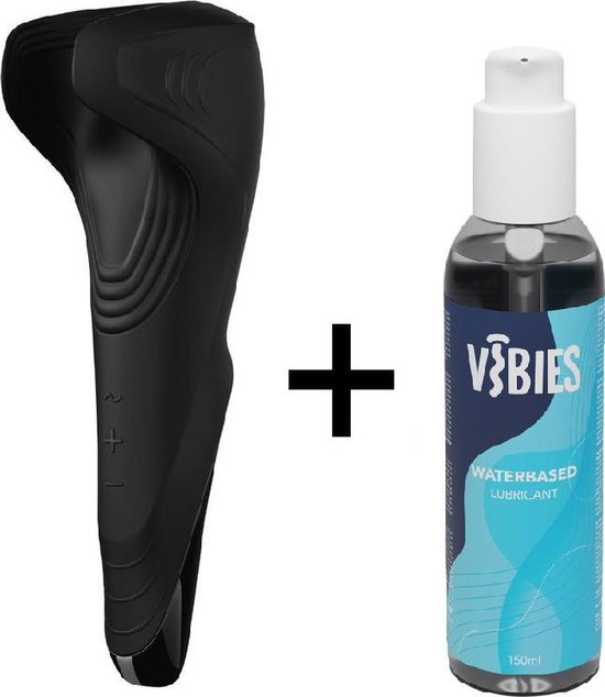 Satisfyer Men Wand met Vibies Glijmiddel 2 in 1 Actiepakket