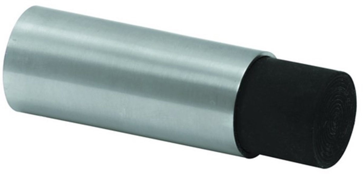 Deurbuffer wand d25mm l78mm rvs geb