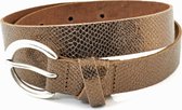 Kidzzbelts Meisjesriem 2075 - Brons - 55 cm