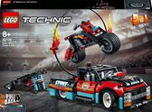 LEGO Technic Truck en Motor voor Stuntshow - 42106